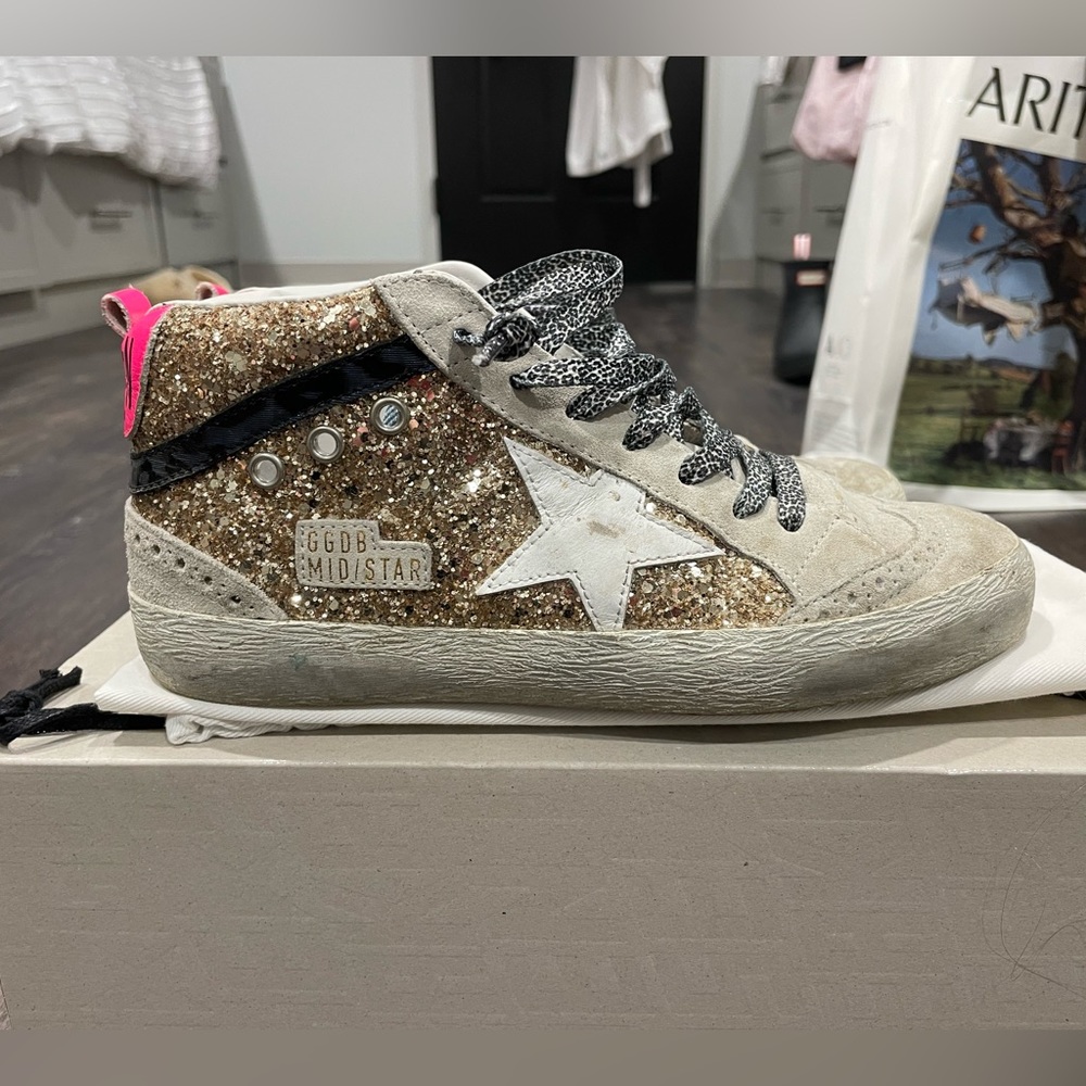 Golden Goose Midstar Light Gold size 37